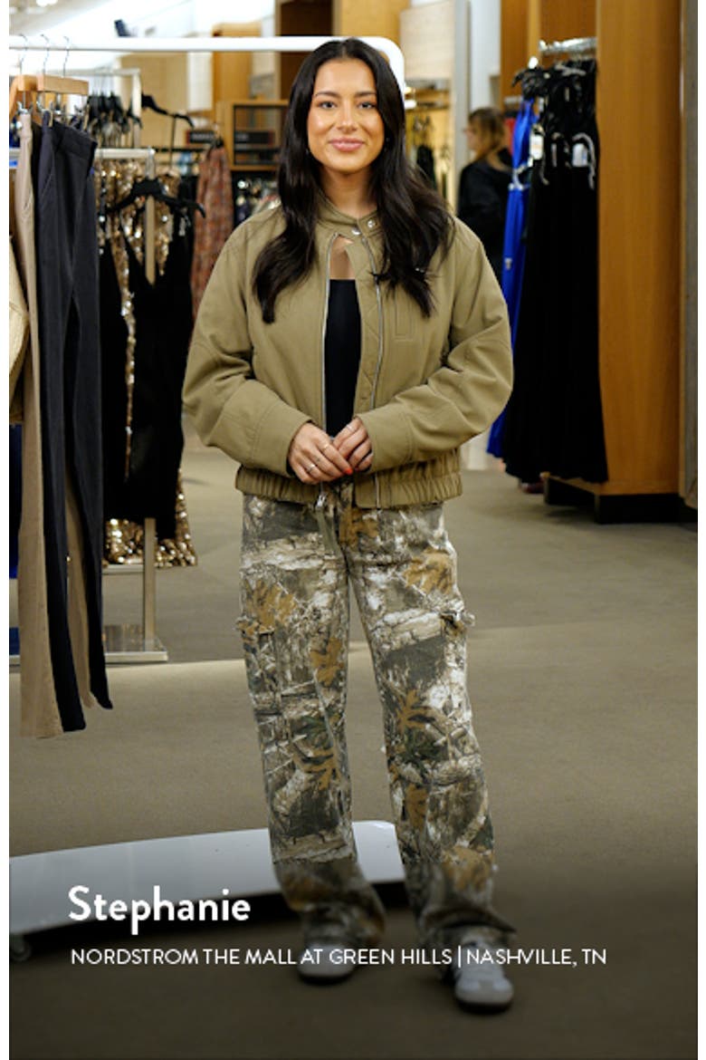 Crop Bomber Jacket video