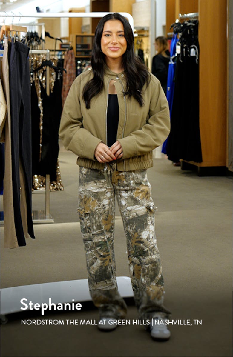 Crop Bomber Jacket