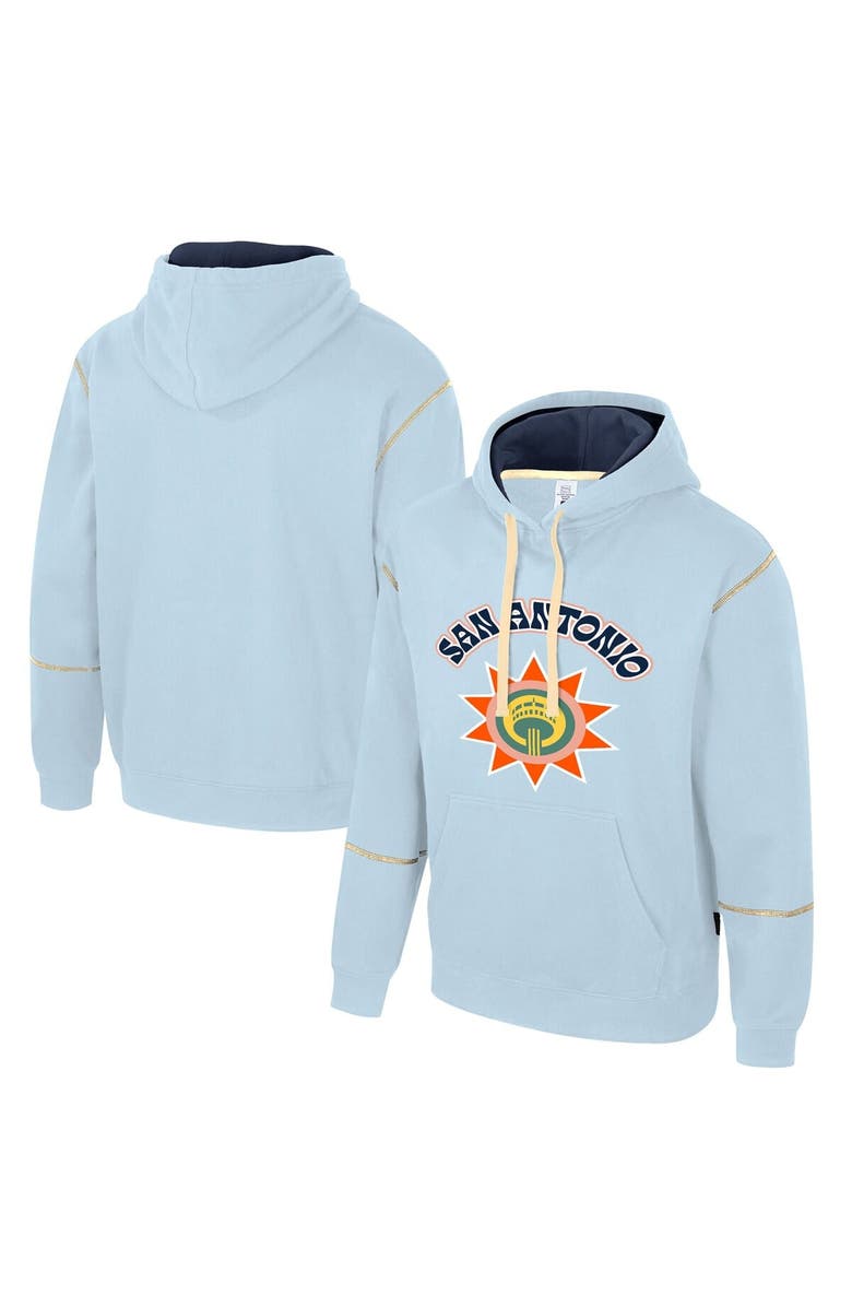 Stadium Essentials Unisex Stadium Essentials Light Blue San Antonio Spurs 2024/25 City Edition Monument Pullover Hoodie, Alternate, color, 