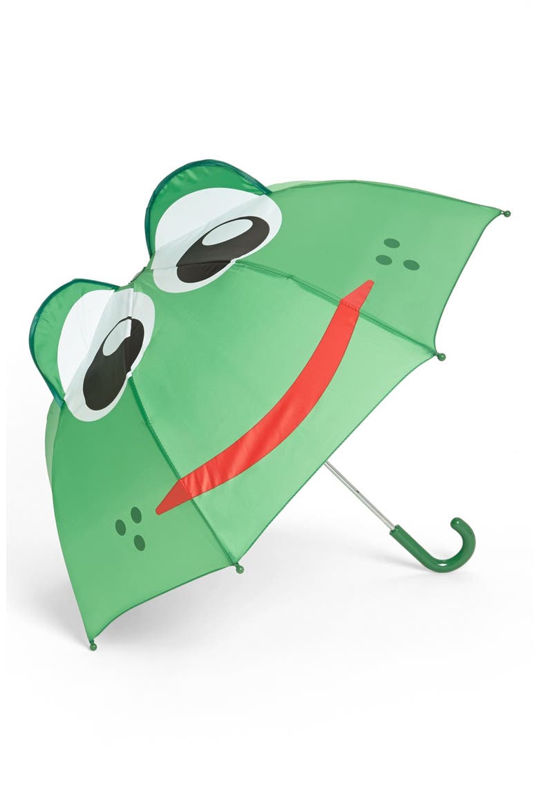 'Frog' Umbrella, Main, color, GREEN