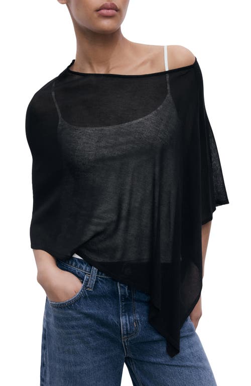 Mango Asymmetric Knit Cape