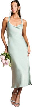Oasis Satin Bridesmaids Dress