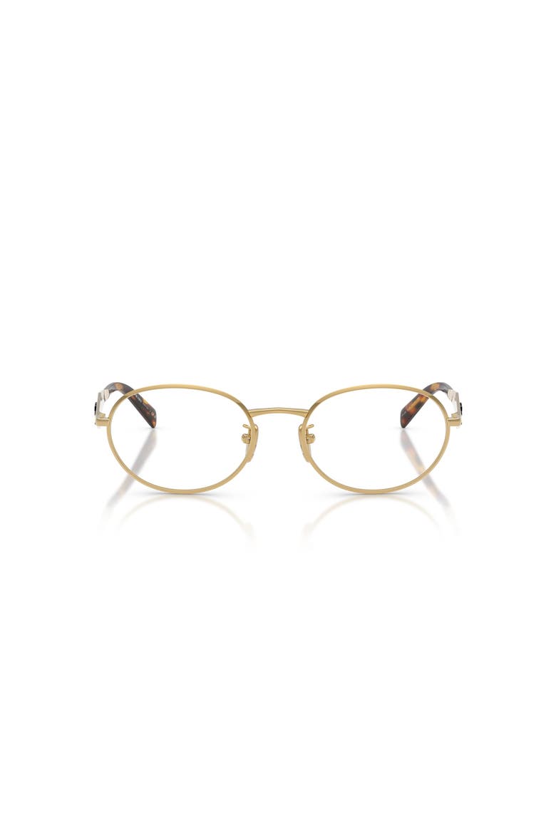 54mm Oval optical glasses, Alternate, color, Gold
