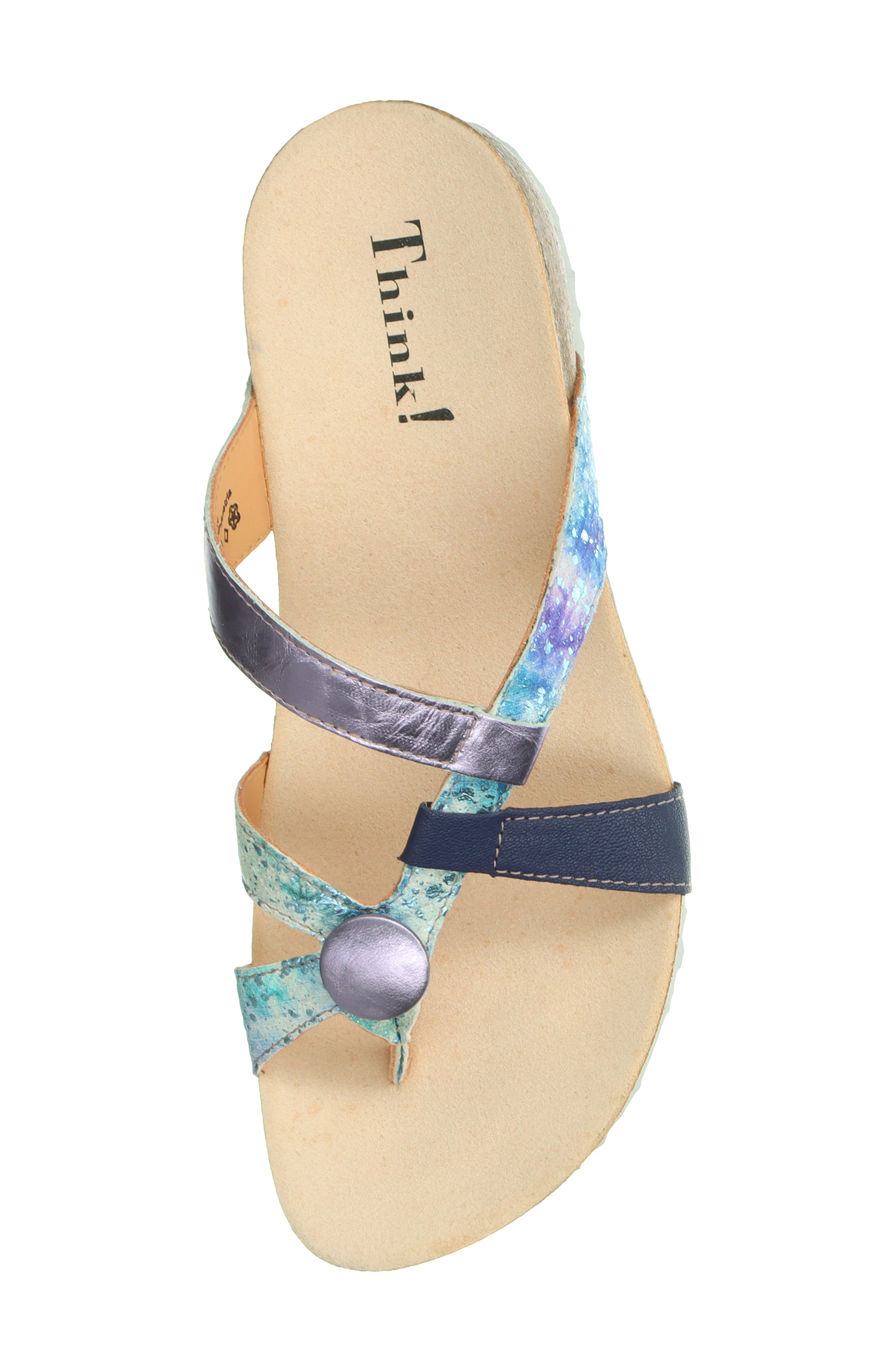 Think! 'Julia' Sandal, Alternate, color, Turkis/Kombi