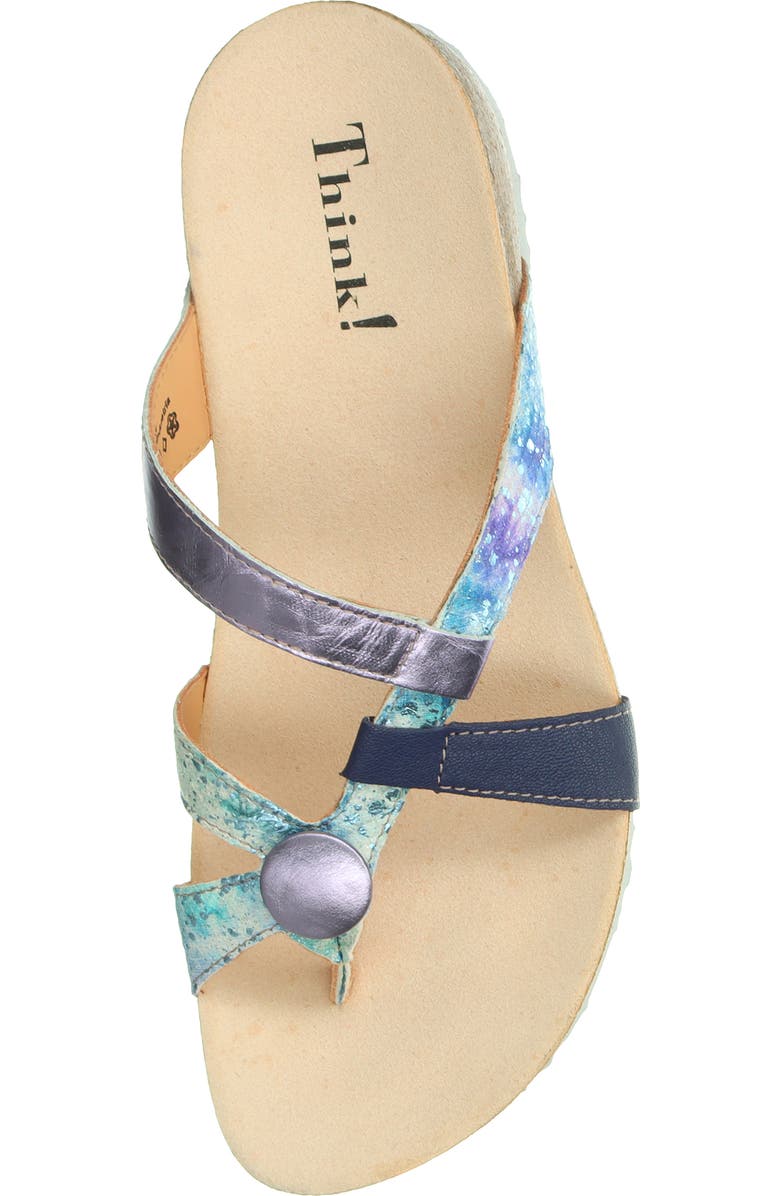 Think! 'Julia' Sandal, Alternate, color, Turkis/Kombi