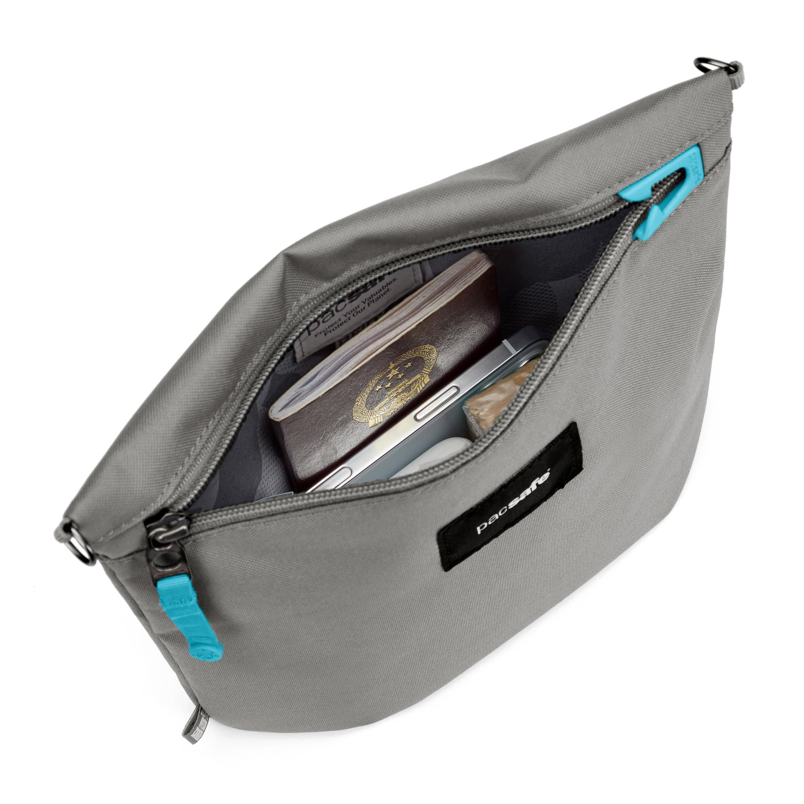 PACSAFE GO Crossbody Pouch, Alternate, color, Stone