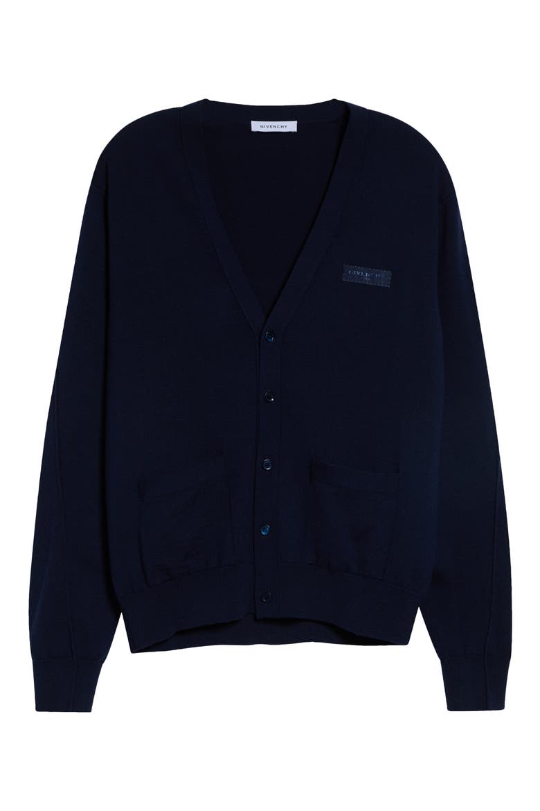 Wool V-Neck Cardigan, Main, color, NIGHT BLUE
