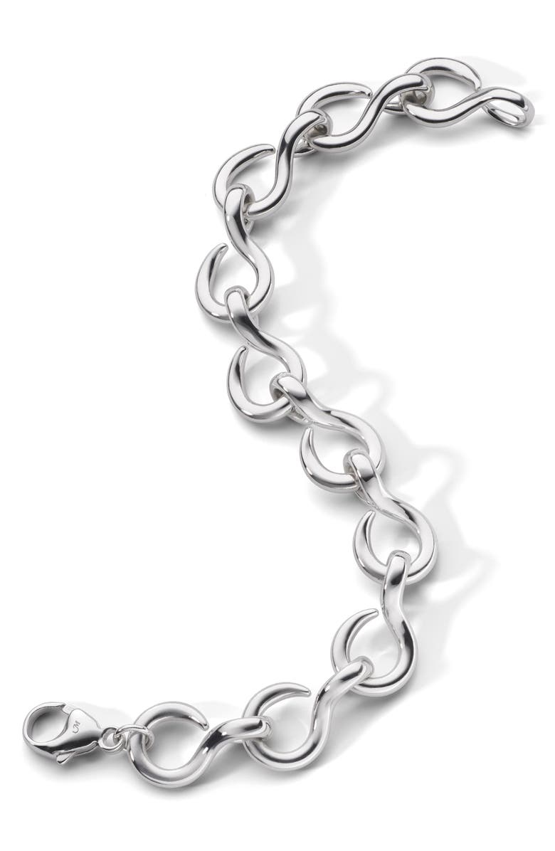 Monica Rich Kosann Sterling Silver Chain Bracelet, Alternate, color, Silver