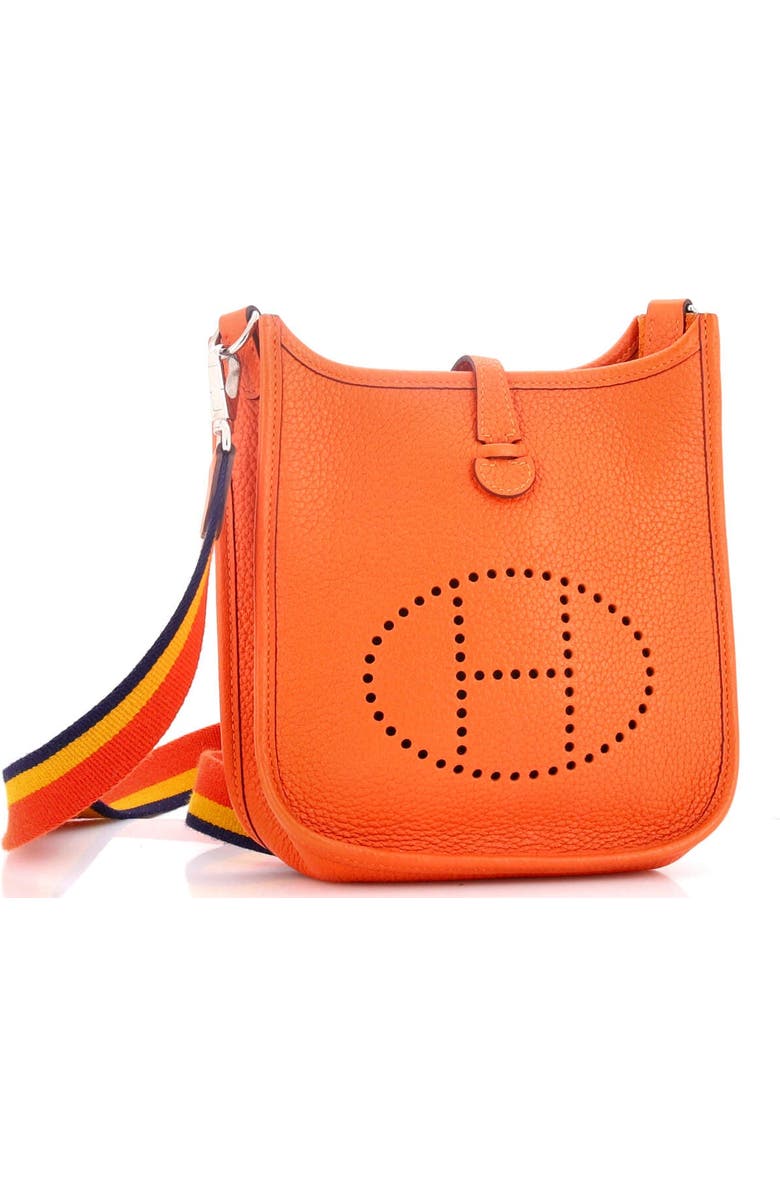 Pre-Owned Hermes Evelyne Bag Gen III Clemence TPM, Alternate, color, Feu