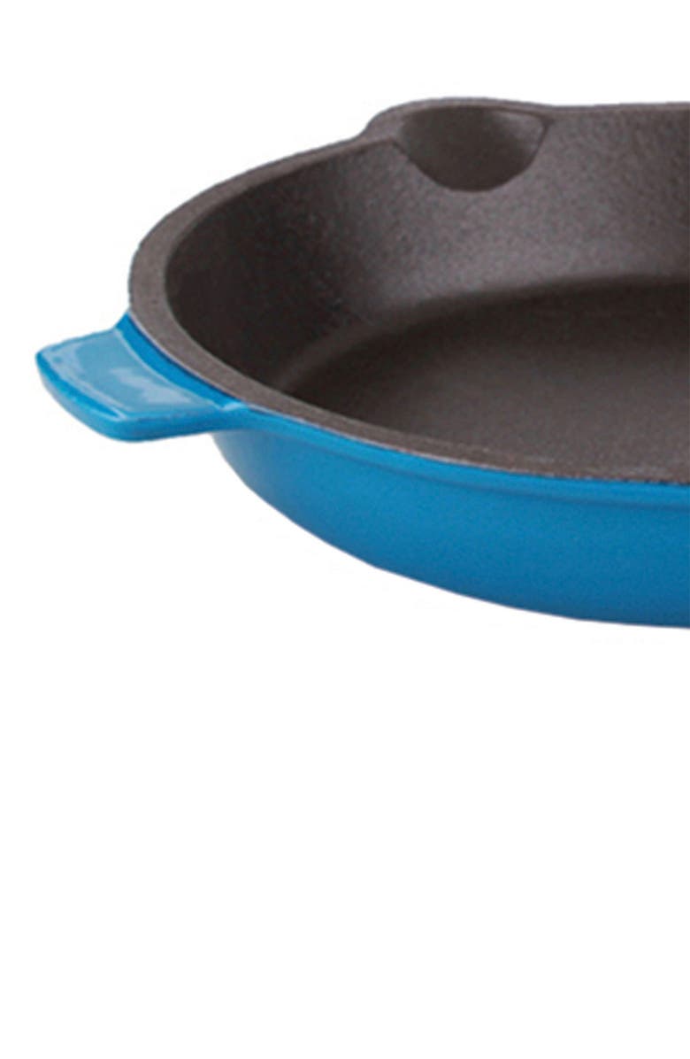 BergHOFF INTERNATIONAL Neo 10" Orange Cast Iron Fry Pan, Alternate, color, Blue