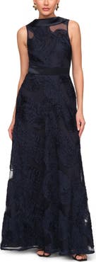 JS Collections Anna Soutache A-Line Evening Gown