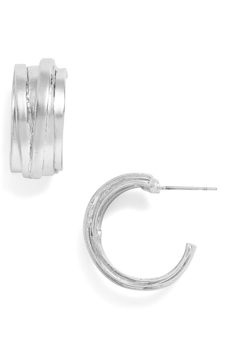 Karine Sultan Hoop Earrings, Main, color, 