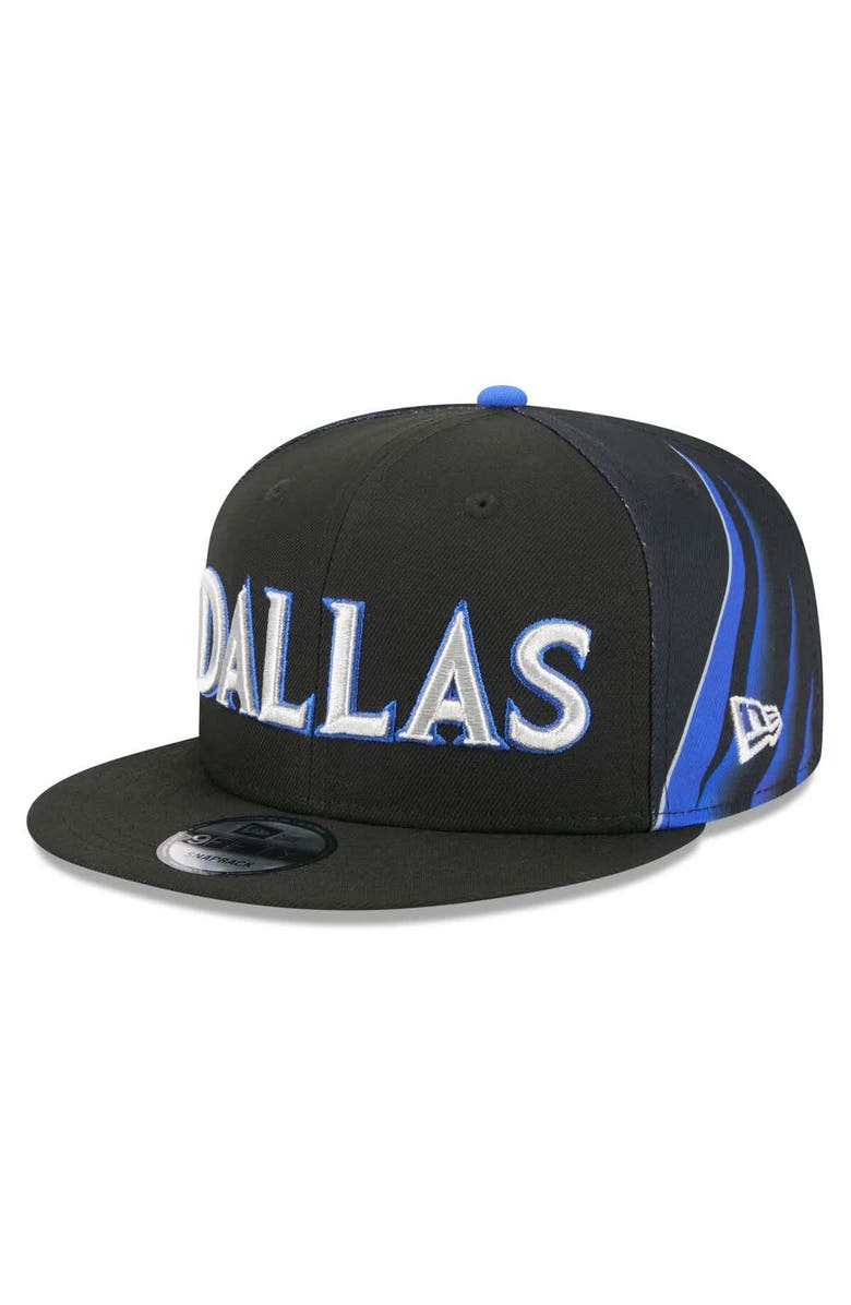 New Era Men's New Era Black Dallas Mavericks 2025/26 City Edition 9FIFTY Snapback Hat, Alternate, color, Black