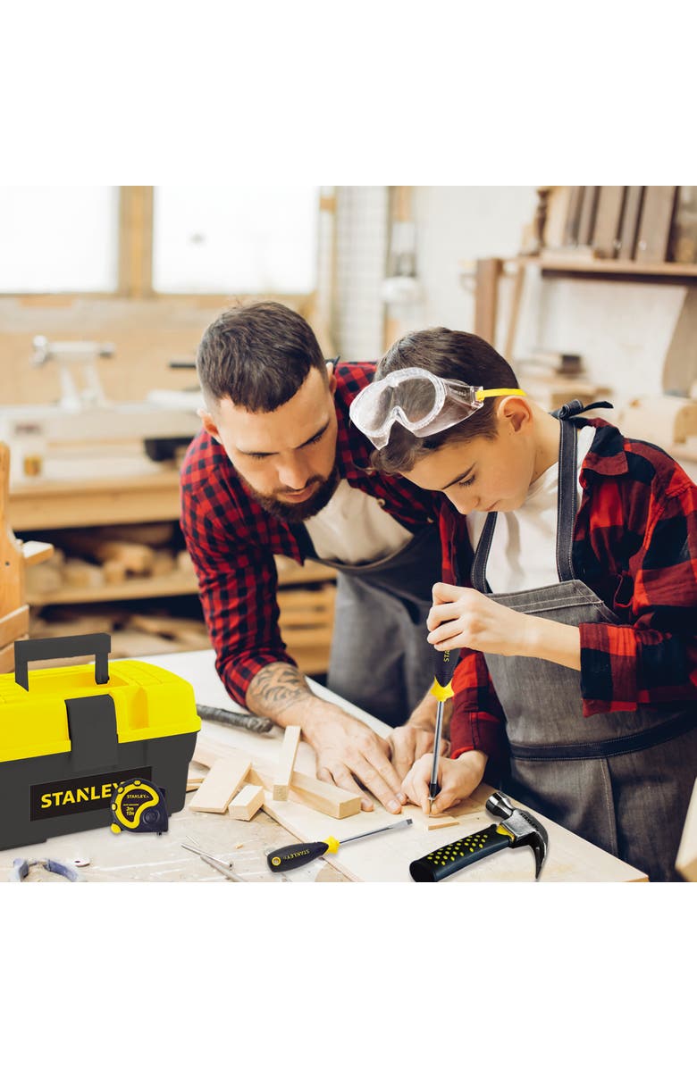 Stanley Jr Toolbox + 5 pcs Toolset, Alternate, color, Multi Color