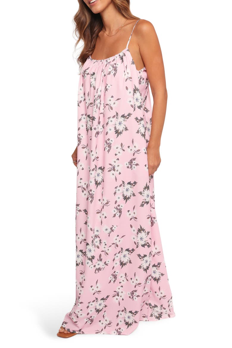 Lumina Floral Maxi Dress, Alternate, color, PINK FLORAL