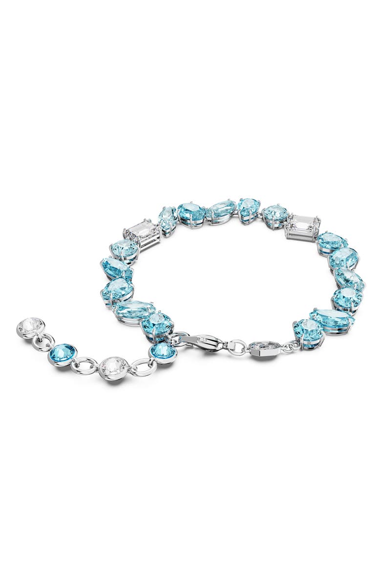 Swarovski Gema Crystal Bracelet, Alternate, color, Blue