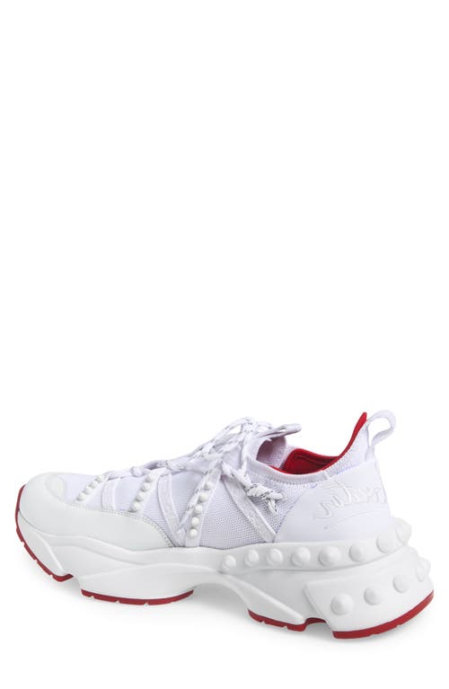 Christian Louboutin Trailnrun Sneakers In Wh01-white