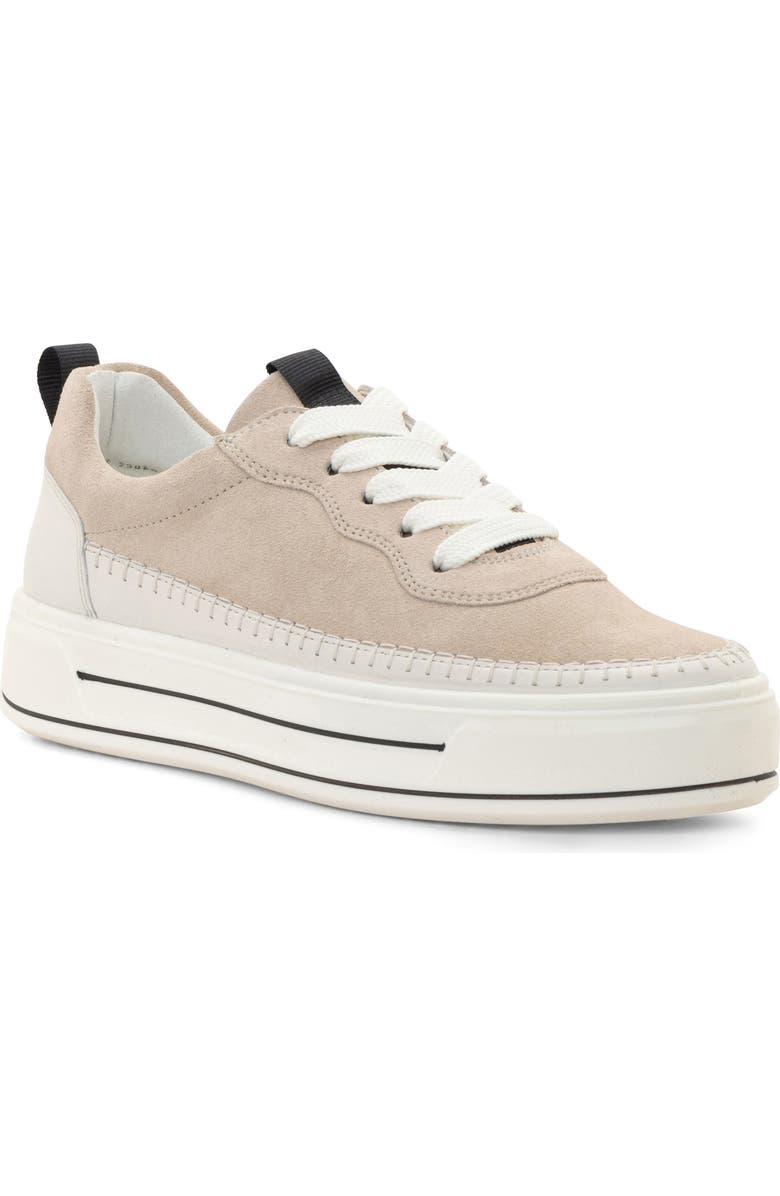 ara Corsica Platform Sneaker, Main, color, Cream/ Shell