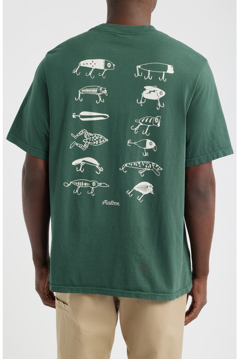Bermuda Lures Cotton Graphic T-Shirt, Alternate, color, FOREST