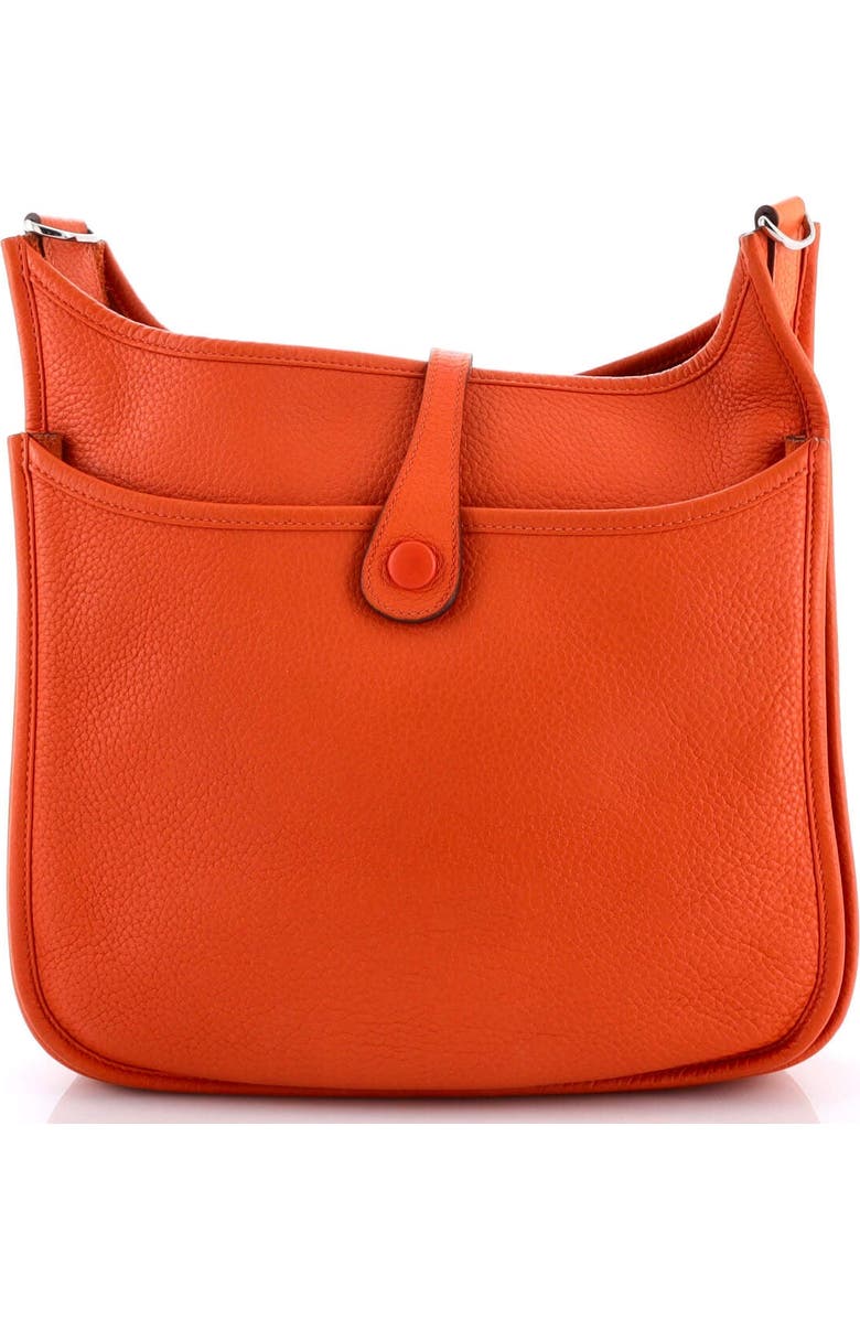Pre-Owned Hermes Evelyne Bag Gen III Clemence PM, Alternate, color, Orange H