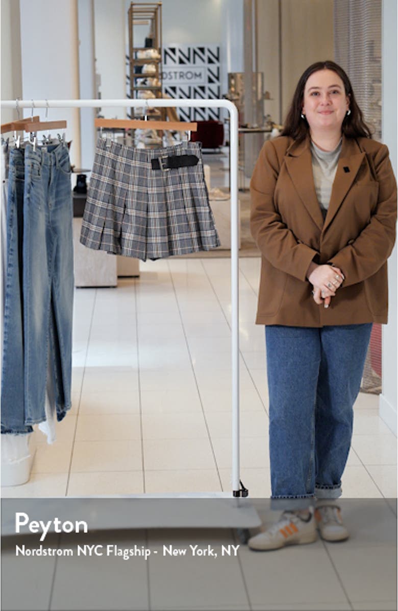 Plaid Pleat Skort, sales video thumbnail