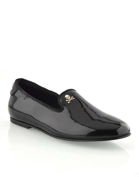 Loafers Patent Skull Boy