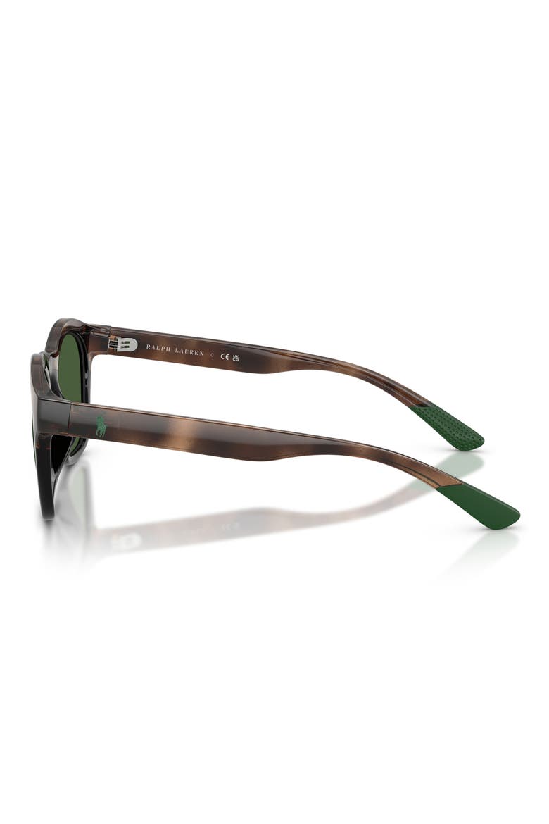 51mm Square Sunglasses, Alternate, color, SHINY HAVANA/ BLACK / GREEN