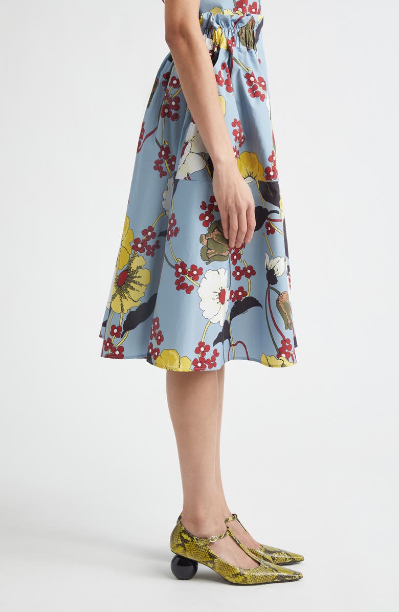 Marni Flared Midi Skirt, Alternate, color,
