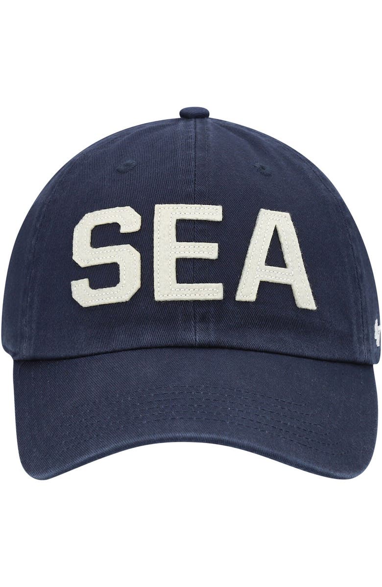 '47 Women's '47 College Navy Seattle Seahawks Finley Clean Up Adjustable Hat, Alternate, color, 