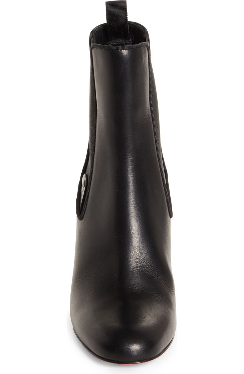 Christian Louboutin Turelastic Chelsea Boot, Alternate, color, Black