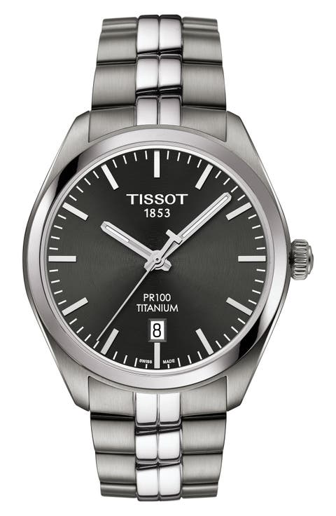 PR100 Titanium Bracelet Watch, 39mm