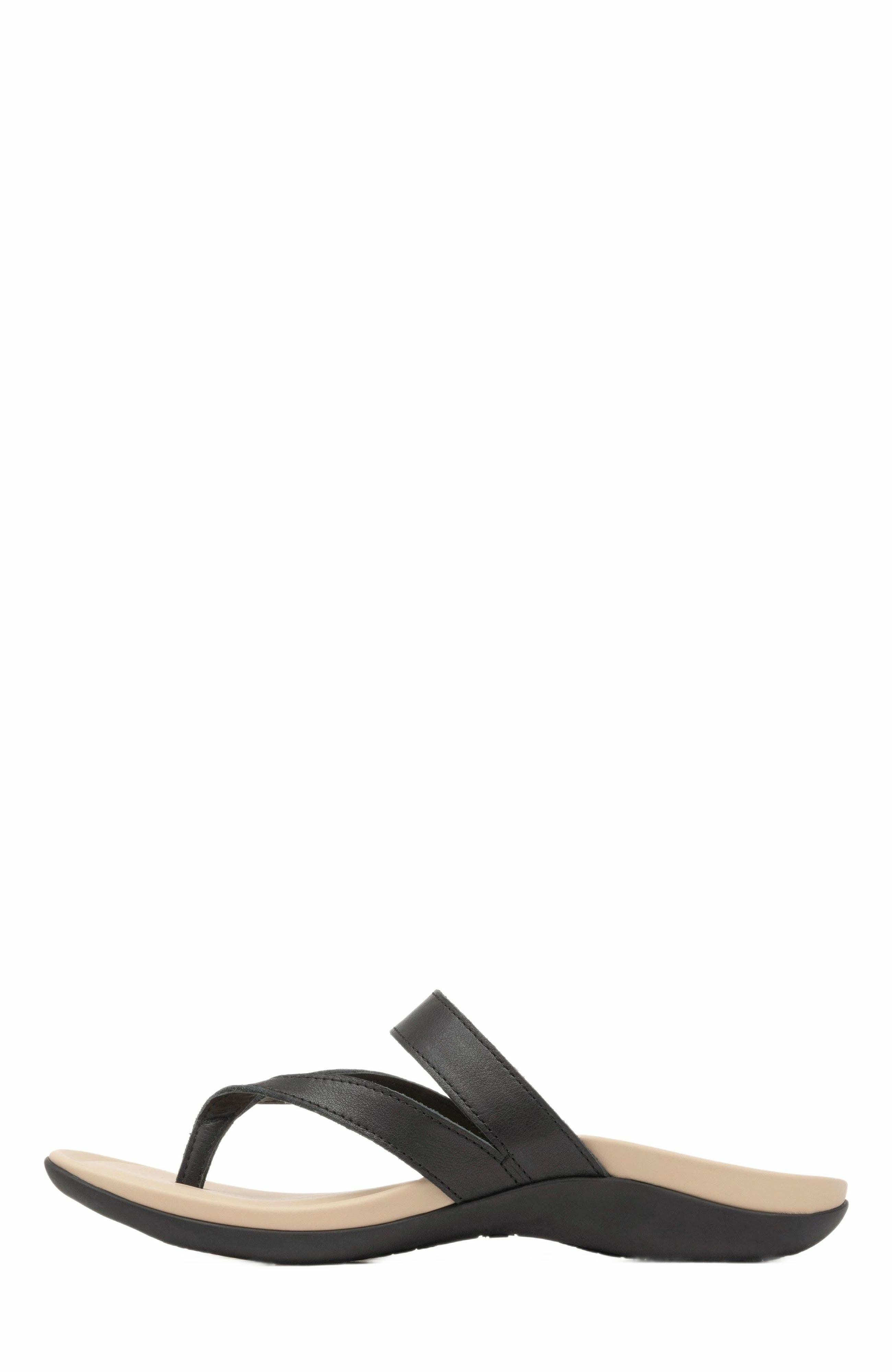 ABEO Oasis Thong Sandal, Alternate, color, Black Majestic - Metatarsal