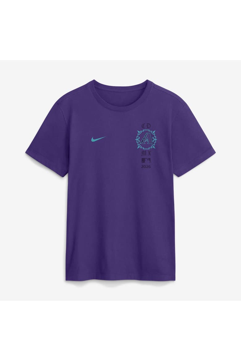 Men's Nike  Purple Arizona Diamondbacks MLB World Tour: Mexico City Series Graphic T-Shirt, Alternate, color, Purple