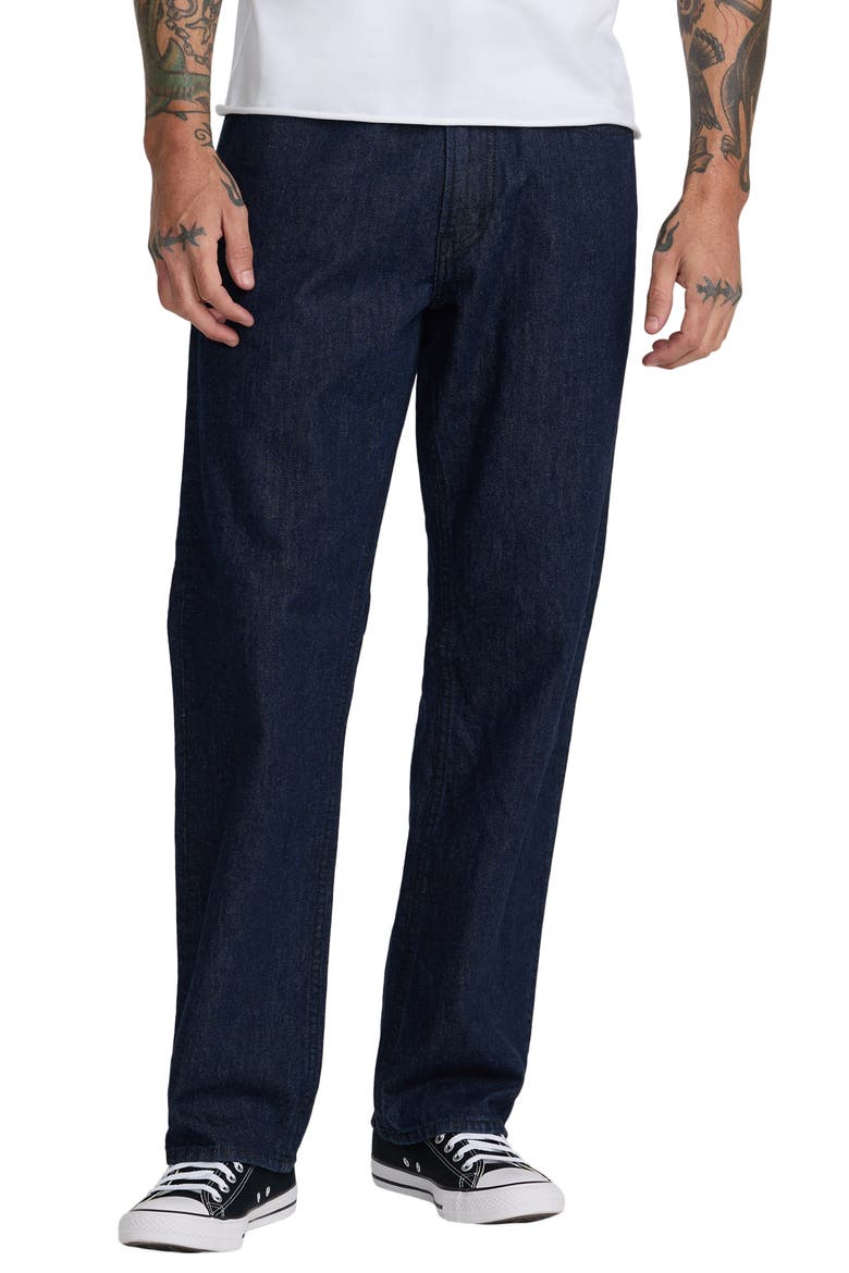 True Fit Straight Leg Jeans, Main, color, BLUE RINSE