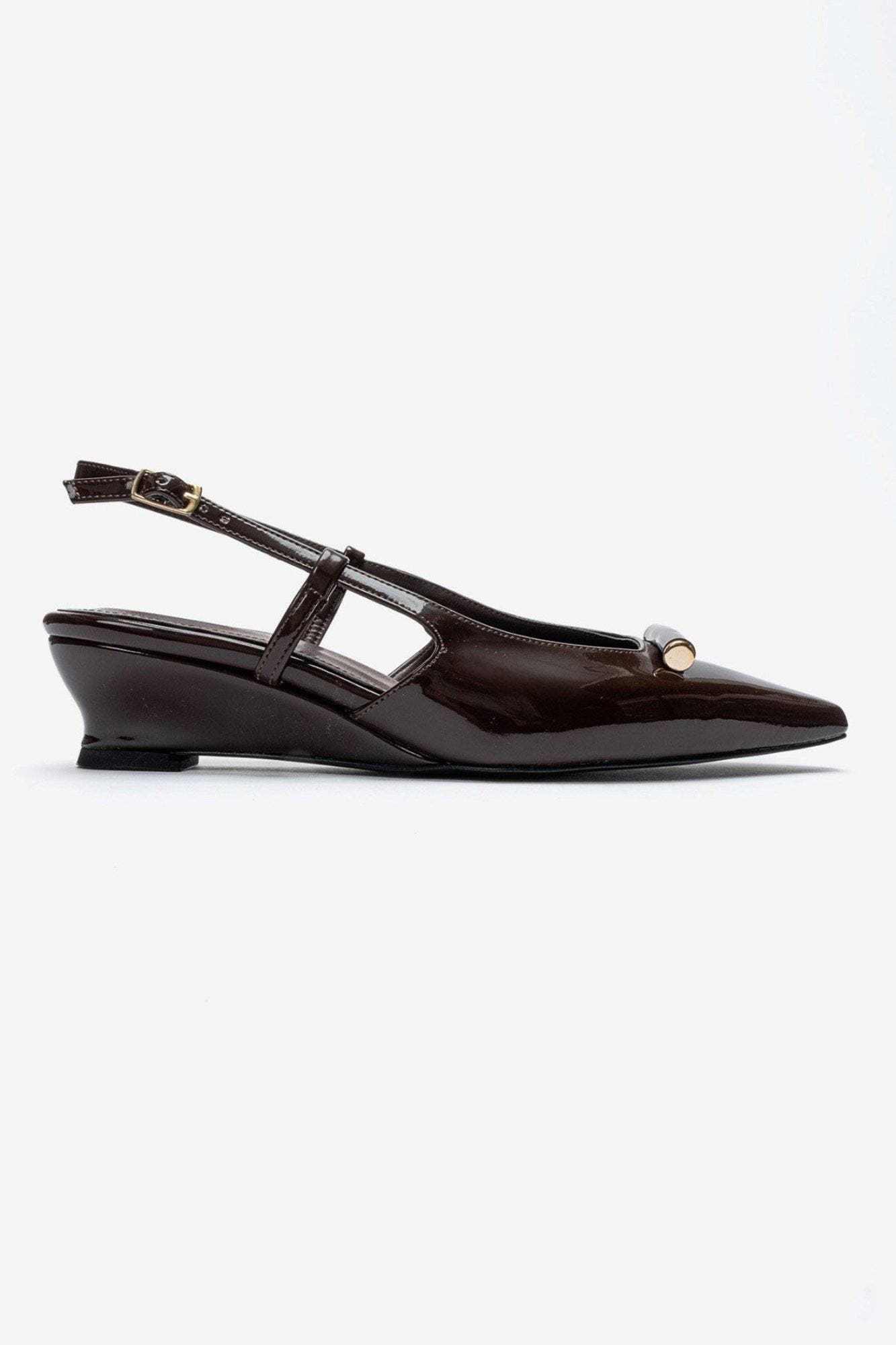 Vhea Slingback Pump, Alternate, color, Brown Patent
