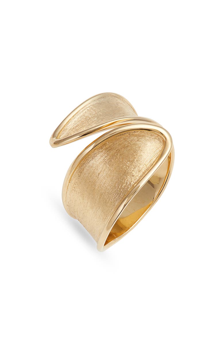 Marco Bicego Lunaria Twist Ring, Main, color, Gold
