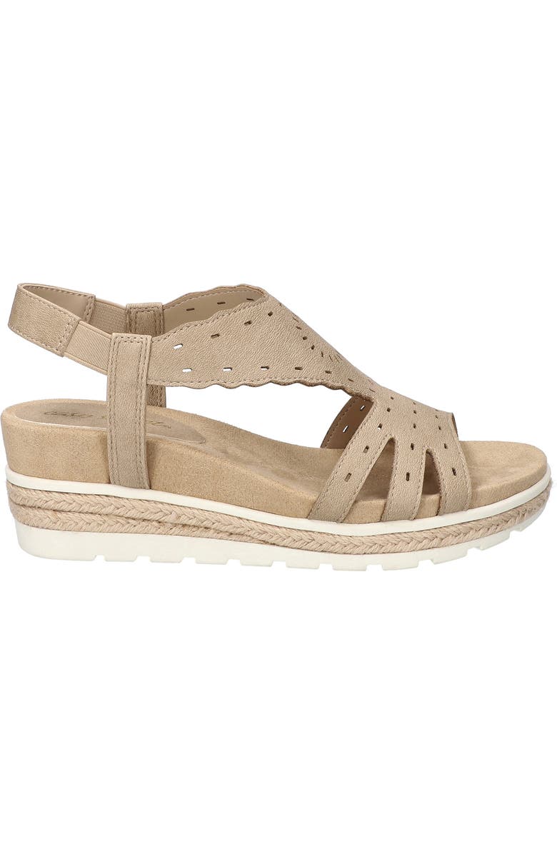 EASY STREET Fran Slingback Wedge Sandal, Alternate, color, Taupe