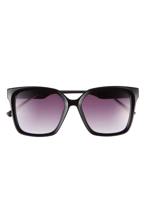 112mm Gradient Square Sunglasses
