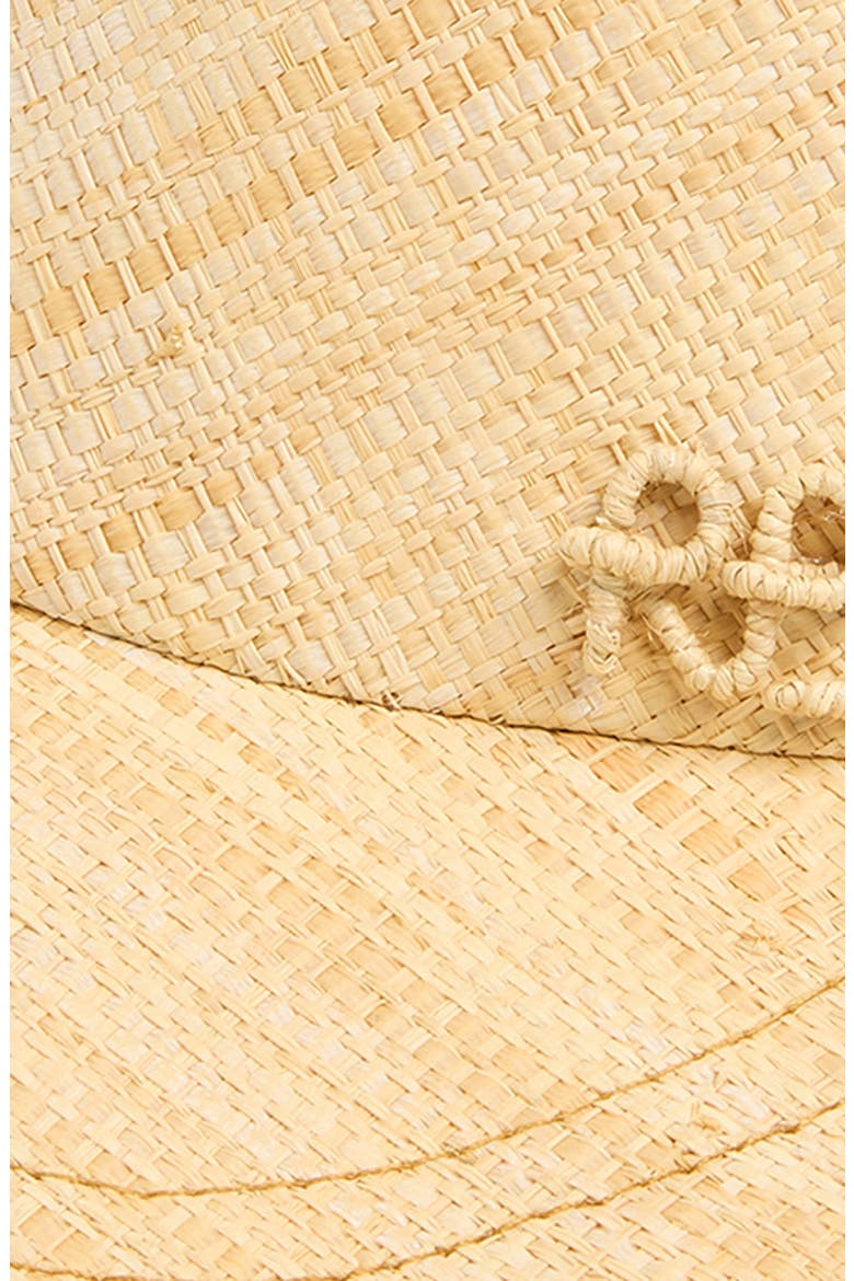 Monogram Straw Visor, Alternate, color, NATURAL STRAW