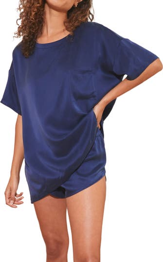 Washable Silk Short Pajamas