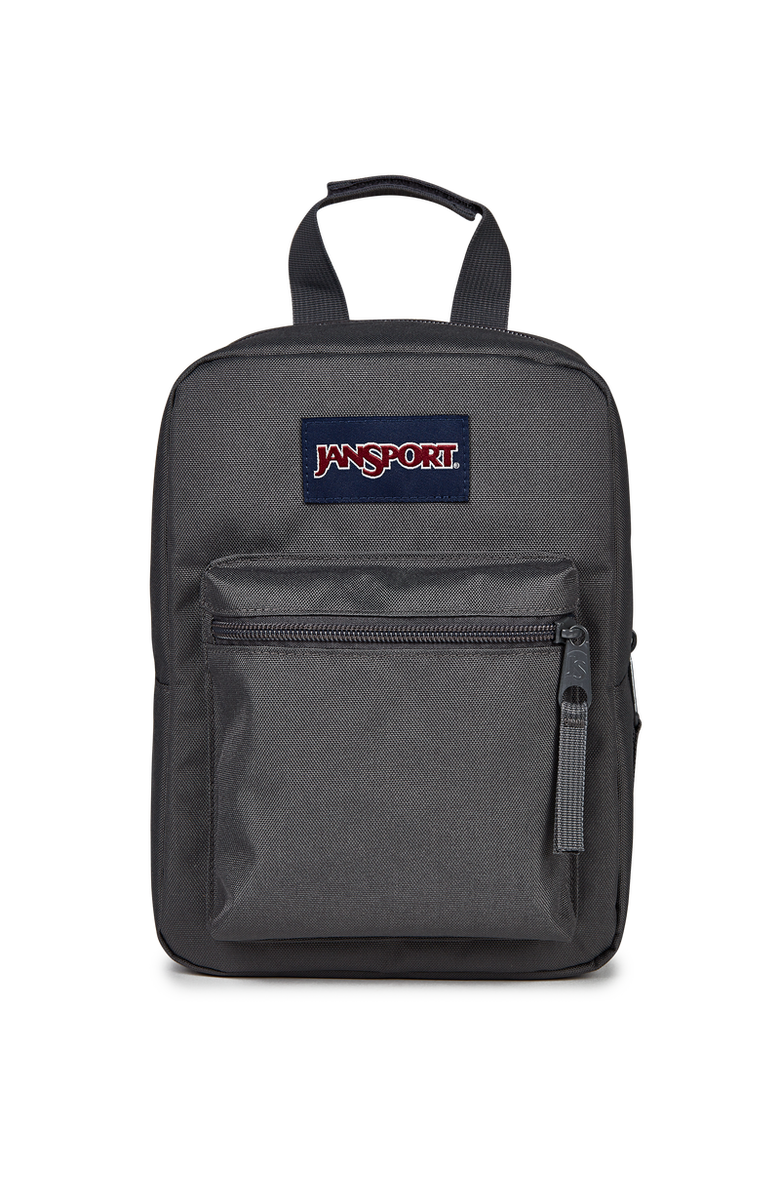Jansport Big Break Lunch Bag, Main, color, Smokey Grit