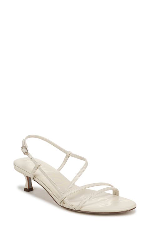 Cora Slingback Kitten Heel Sandal (Women)