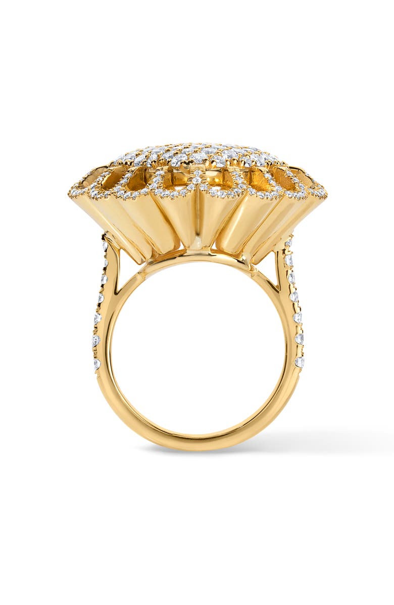 Mindi Mond Floating All Diamond Ring, Alternate, color, 18K Yellow Gold