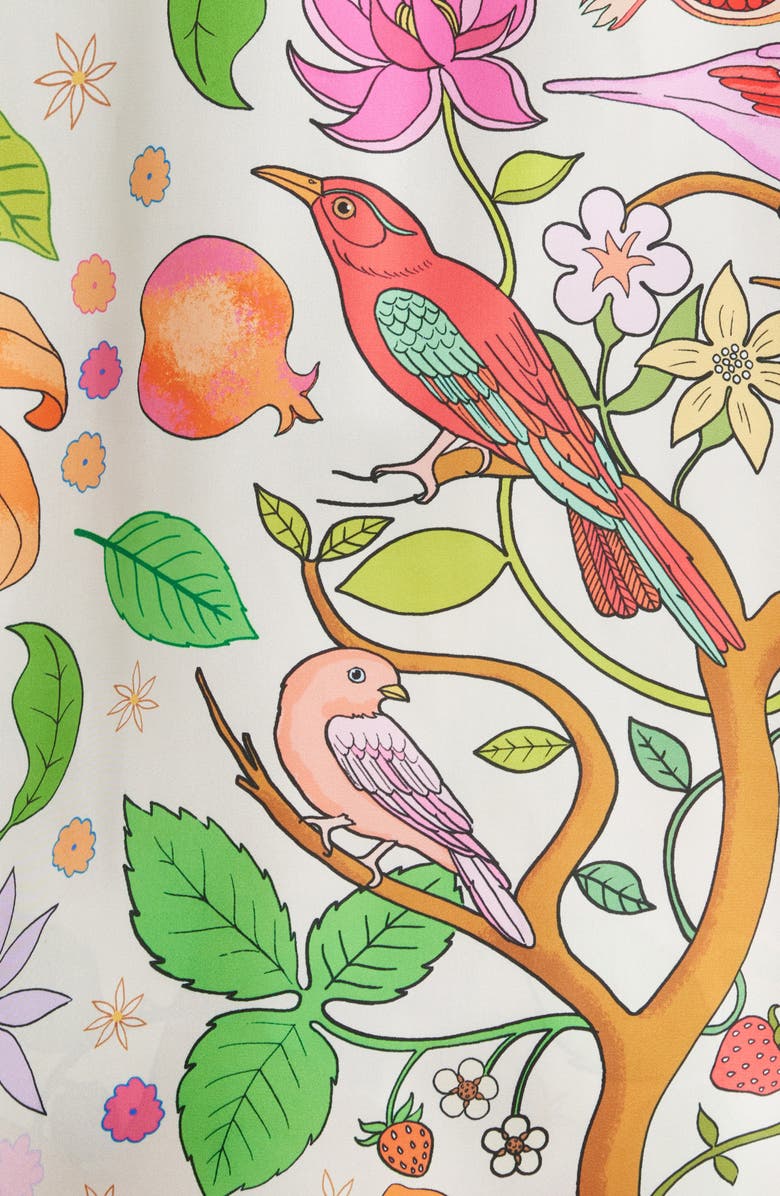 Karen Mabon Tree of Life Satin Pajamas, Alternate, color,