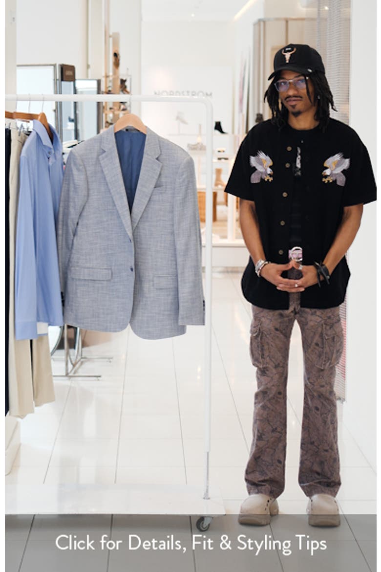 Light Grey Mélange Sport Coat video