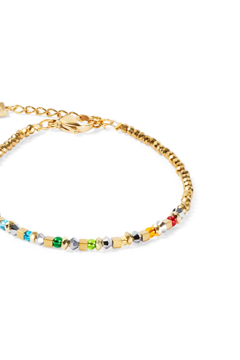 Golden Whisper Rainbow  Bracelet, Alternate, color, Rainbow