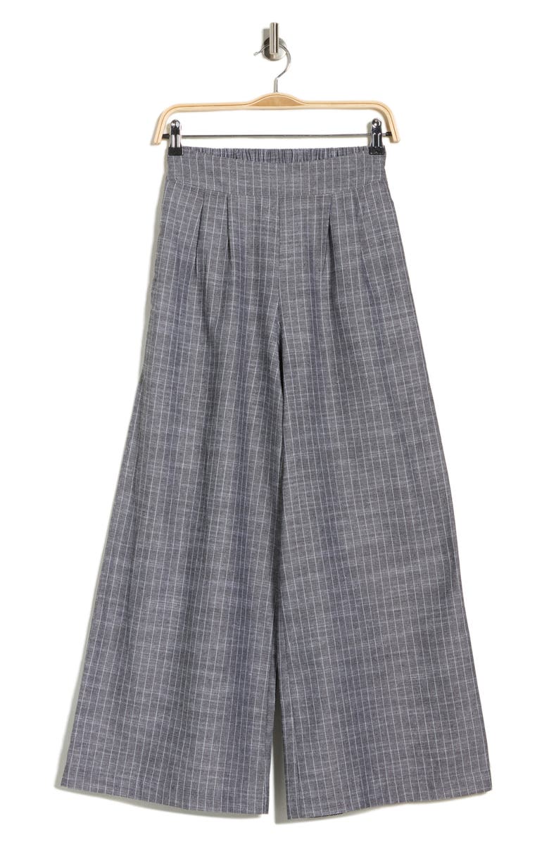 Renee C Print Wide Leg Pants, Main, color, Black/ White