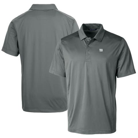 Men's Cutter & Buck Steel New York Giants Prospect Textured Stretch Polo