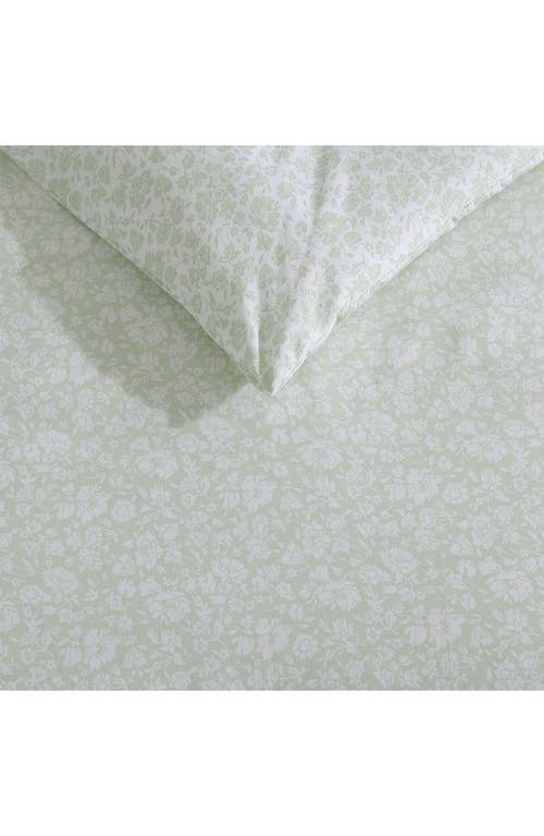 Laura Ashley 3-piece Quilt & Sham Set In Pale Green
