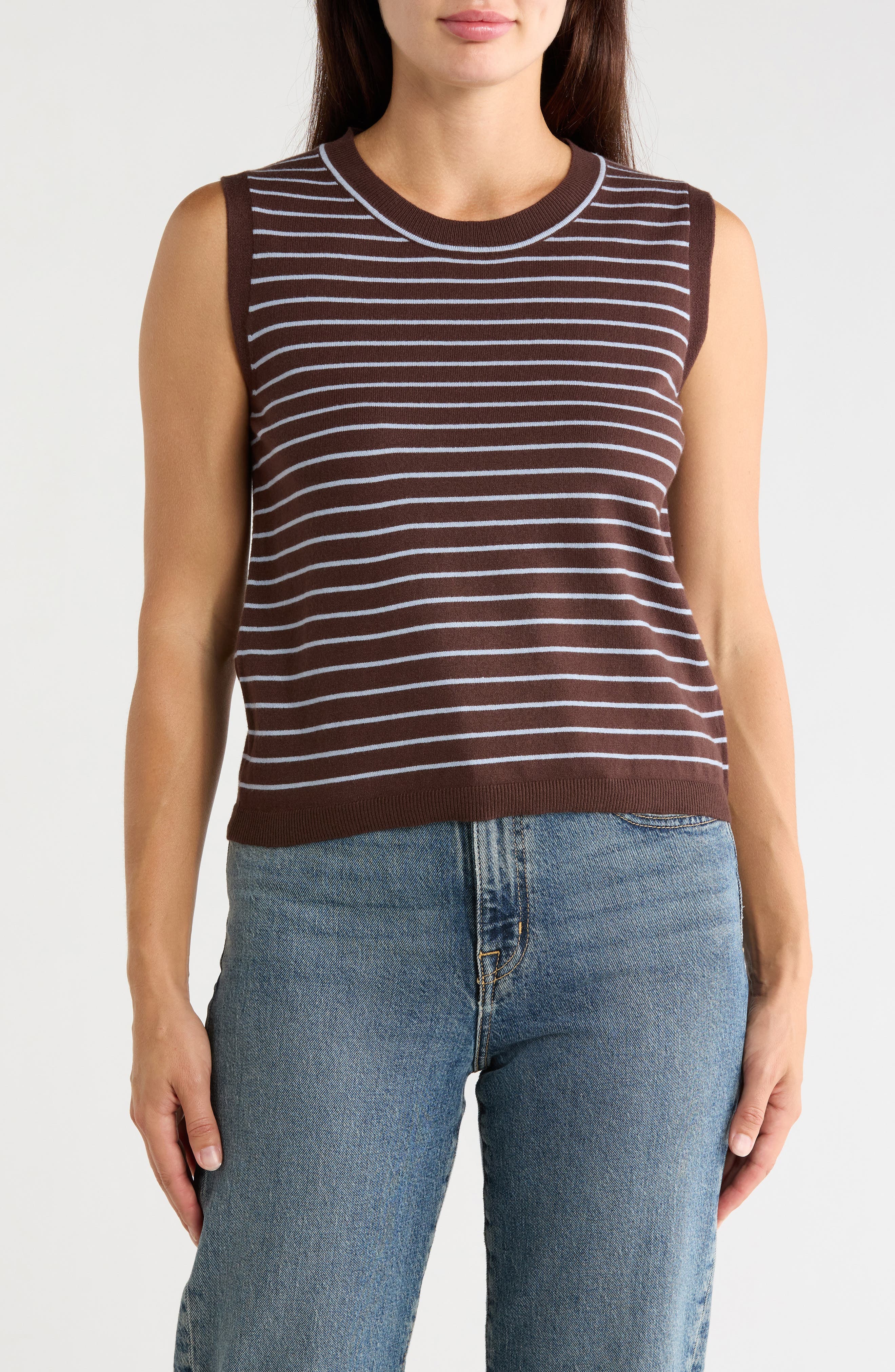 Striped Sweater Tank